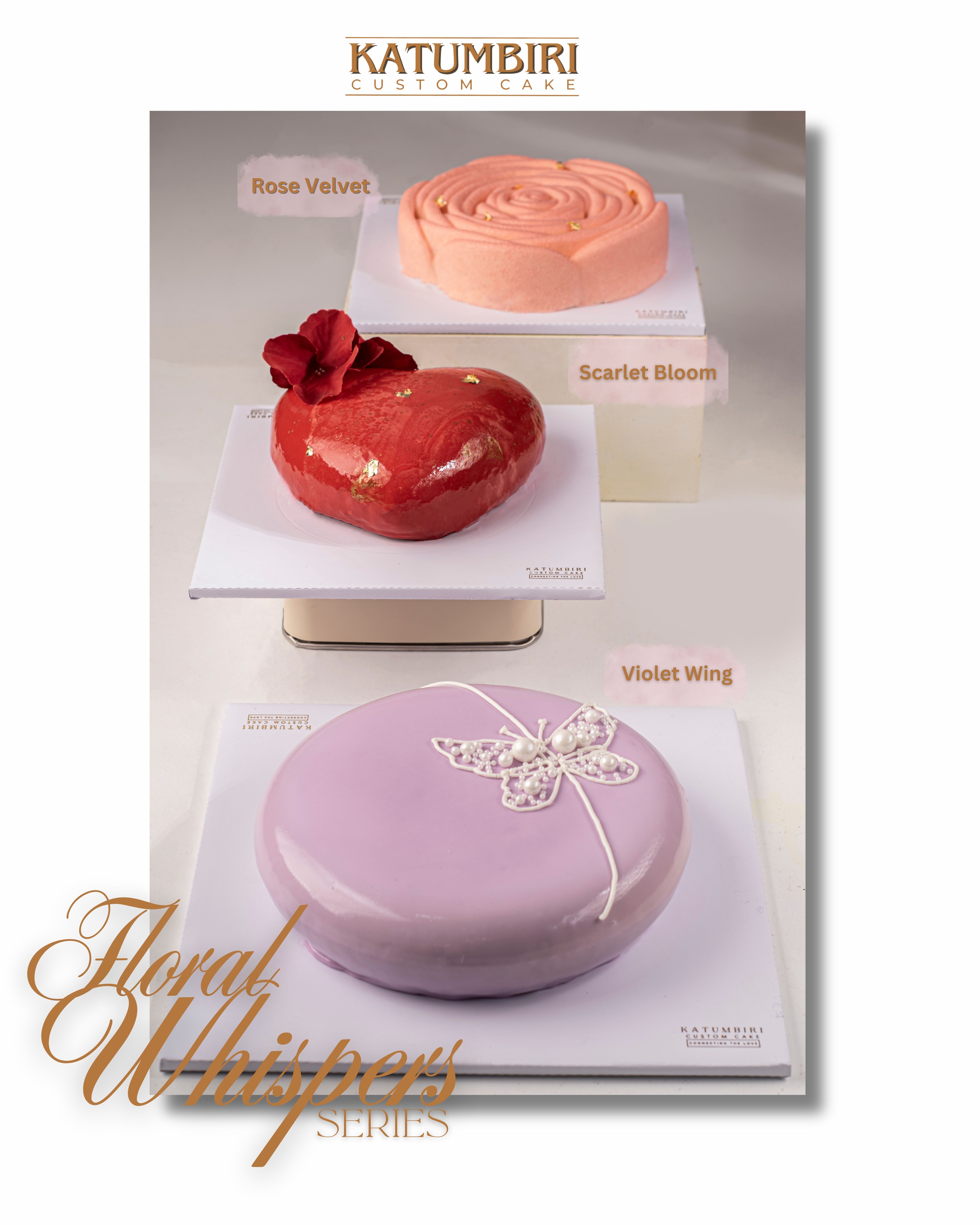 Floral Whispers Cake ultah entremet ready stok di cianjur by Katumbiri